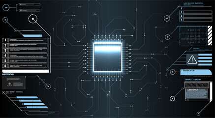 Poster - Interface elements HUD, UI, GUI. Vector Callout Titles set Callouts titles in HUD style. Futuristic callout bar labels, information call box bars and modern digital info boxes layout templates.