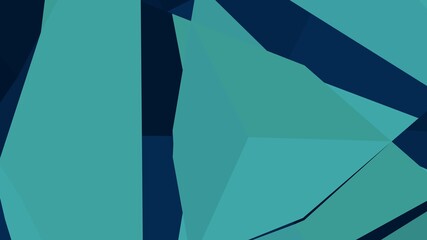 Poster - Blue-green abstract background of lines and gradient. Rendering.