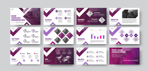 Poster - Vector infographic presentation for annual report, statistics, brochure with creative corporate identity.