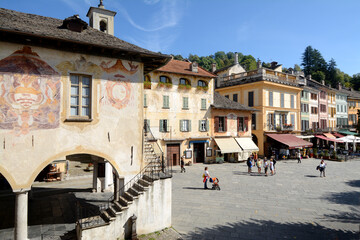 orta is a wonderful village on lake orta in piedmont. opposite is the magical island of san giulio t