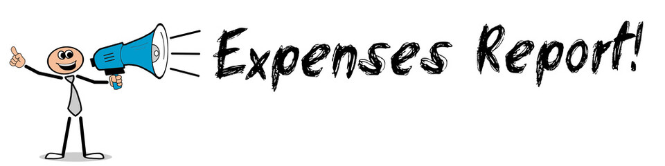 Canvas Print - Expenses Report! 