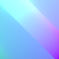 Fototapete - Smoothly bending abstract background with holographic gradient. Colorful wavy pattern. 3d rendering digital illustration