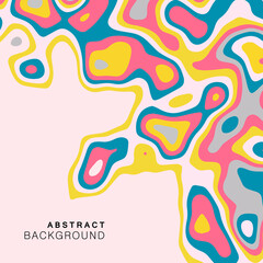 Aufkleber - Vector bright shapes. Abstract background.