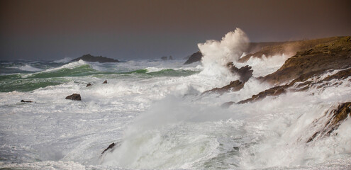 Wall Mural - Tempête à Quiberon