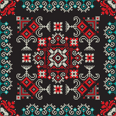 Sticker - Romanian traditional pattern 212