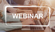 © Prostock-studio - Webinar text over programmers working in software developing company