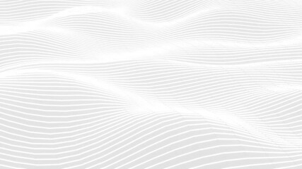 Poster - infinite loop simple background animation with line make wave