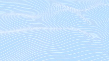 Poster - infinite loop simple background animation with line make wave
