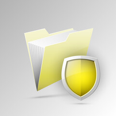 Data Folder protected. Information for shield. Web directory safey