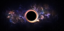 Black Hole In A Space