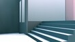Glassdoor interior stairs modern architecture virtual space 