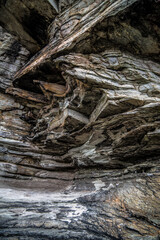 Wall Mural - Rock Formations on the Pilot Mountain in North Carolina