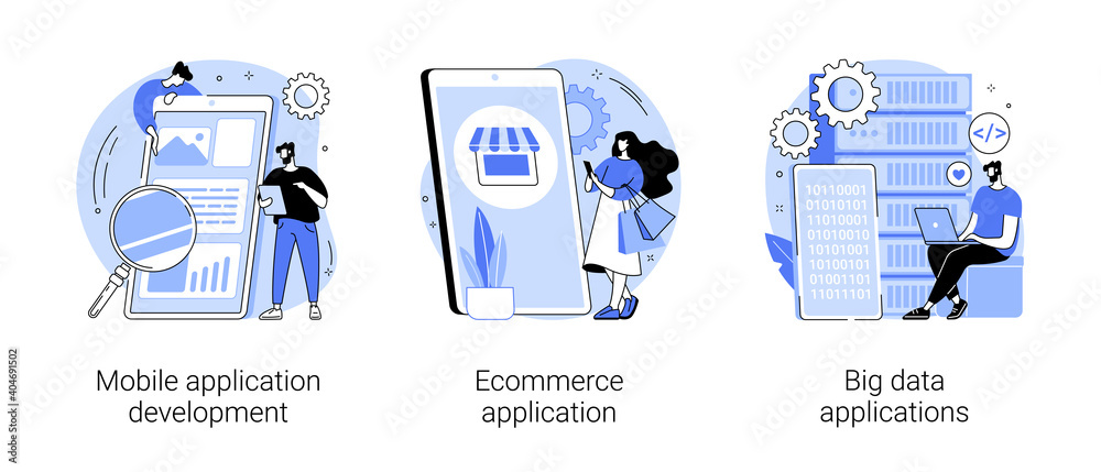 Commercial Software Abstract Concept Vector Illustration Set Mobile Application Development Ecommerce App Big Data Management Software Ui And Ux Design Database Engineering Abstract Metaphor Loft Naklejki Na Meble Commercial Software Abstract Concept Vector Illustration Set Mobile Application Development Ecommerce App Big Data Management Software Ui And Ux Design Database Engineering Abstract Metaphor Loft Naklejki Na Meble