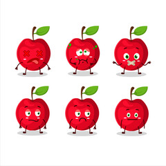 Poster - Cherry cartoon in character with nope expression