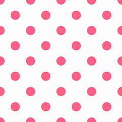 Canvas Print - bright colored circles seamless geometric pattern for your design