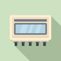 Poster - electric utilities icon. flat illustration of electric utilities vector icon for web design