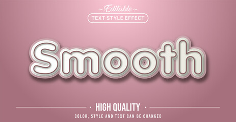 Aufkleber - Editable text style effect - Smooth text style theme.