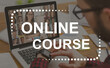 © Prostock-studio - Young casual businessman in office, attending online course