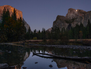  Moon Rise Gates of the Yosemite