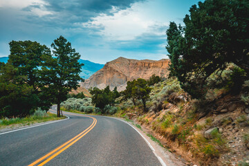 Canvas Print - road in the mountains