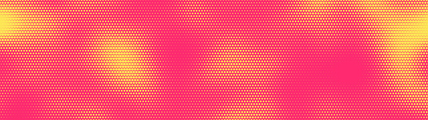 Halftone. Comic pattern. Abstract dotted background. Texture of dots. Gradient background. Vector illustration.