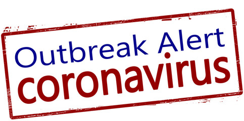 Sticker - Outbreak alert coronavirus