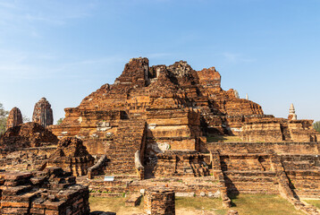 Canvas Print - Temple à Ayutthaya, Thaïlande