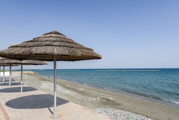 umbrellas on the beach