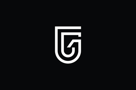 GC logo letter design on luxury background. CG logo monogram initials letter concept. GC icon logo design. CG elegant and Professional letter icon design on black background. G C CG GC