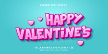 Happy Valentine's Text Style Effect