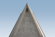 Gray Concrete Pyramid Under Blue Sky