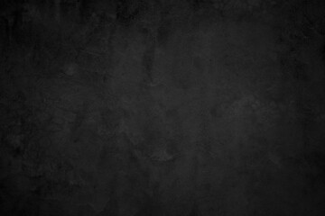 close up retro plain dark black cement & concrete wall background texture for show or advertise or p
