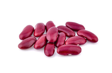 Wall Mural - red beans isolated on the white background