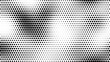 Halftone noise. Pattern. Abstract dotted background. Texture of black dots. Monochrome gradient background. Vector illustration.