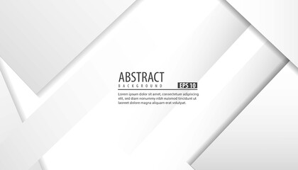 Wall Mural - Abstract white and gray gradient background. abstract geo6 design background.vector Illustration.