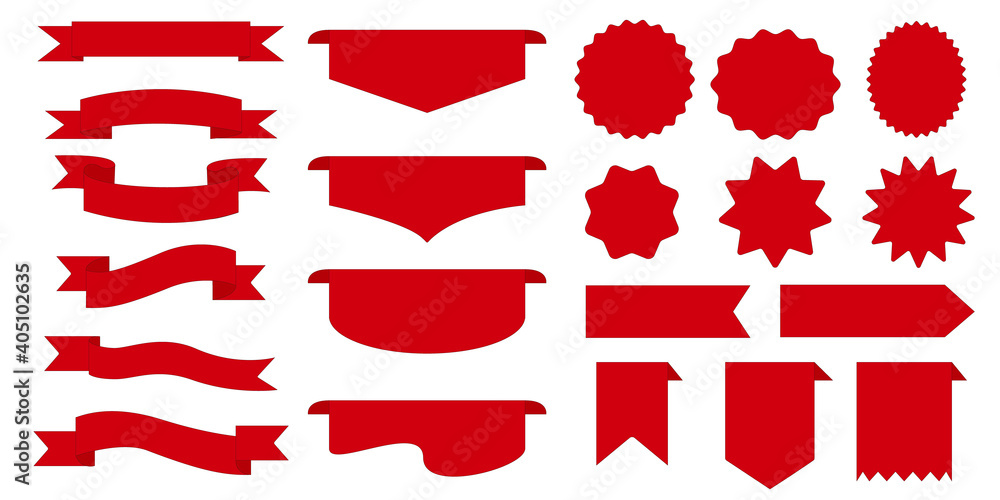 Set Of Red Label Icons Red Ribbon Illustration For Web Advertising And Graphic Design Vector Illustration 赤ラベルイラスト 赤リボンイラスト 赤ラベルアイコン Pop 販促 ウェブデザイン素材 Wall Mural Lala Set Of Red Label Icons Red Ribbon Illustration For Web Advertising And Graphic Design Vector Illustration 赤ラベルイラスト 赤リボンイラスト 赤ラベルアイコン Pop 販促 ウェブデザイン素材 Wall Mural Lala