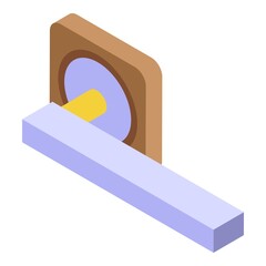 Poster - Home handle icon. Isometric of home handle vector icon for web design isolated on white background