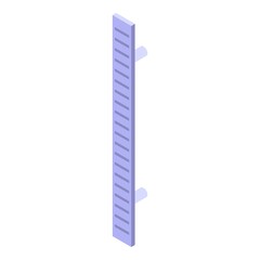 Poster - Modern door handle icon. Isometric of modern door handle vector icon for web design isolated on white background