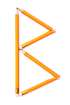 Alphabet symbol - letter B