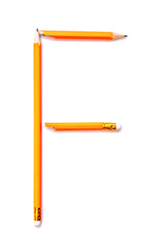 Alphabet symbol - letter F 