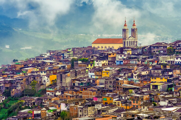 images of the streets and neighborhoods of Manizales, Colombia