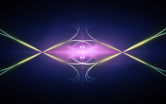 abstract illustration background image patterns in the form of lines and geometric shapes intersecting, intertwining in a chaotic manner for use in web design, computer graphics