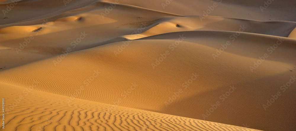 Sand Dunes In Desert - obrazy, fototapety, plakaty 