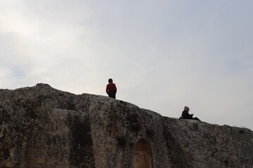 Sticker - climber on a rock