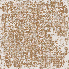 Wall Mural - vector image of abstraction in the style of old blurry manuscript graphics can be used as wallpaper 