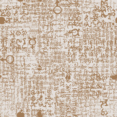 Wall Mural - vector image of abstraction in the style of old blurry manuscript graphics can be used as wallpaper 
