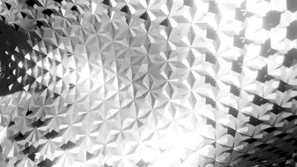 Poster -  infinite loop simple background animation with abstract diamond crystal  pattern 