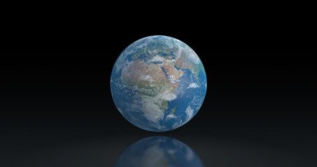 earth from space, 3d space, stars, the solar system, the dawn from space, the atmosphere of the eart
