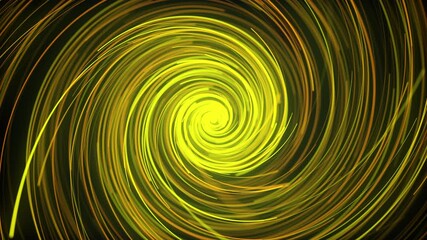 Poster - Flow of light glow lines, computer generated. 3d rendering of an abstract spiral backdrop.