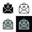 © zunisa - envelope icon, mail message letter vector